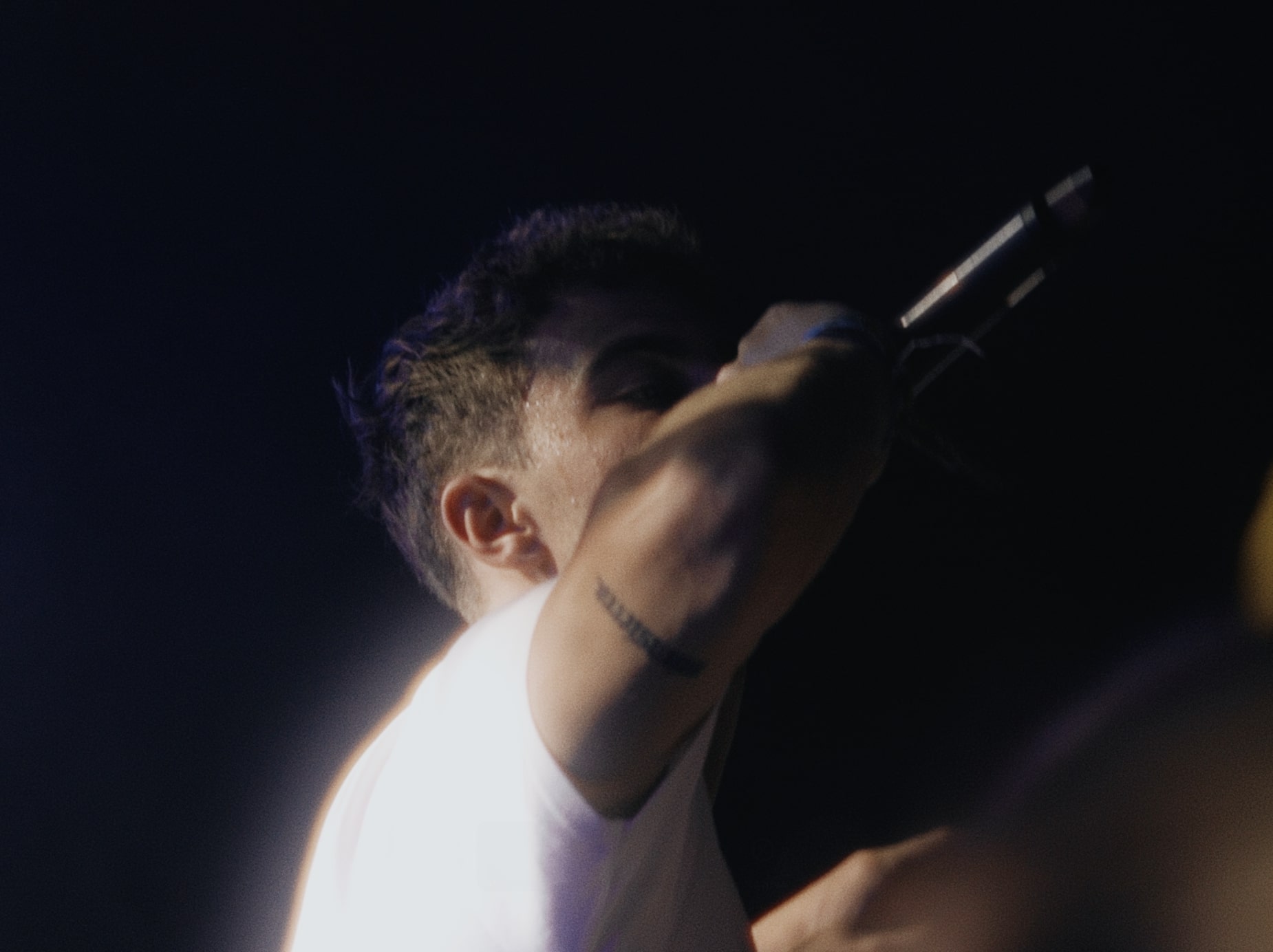 Photo of Bekar singing
